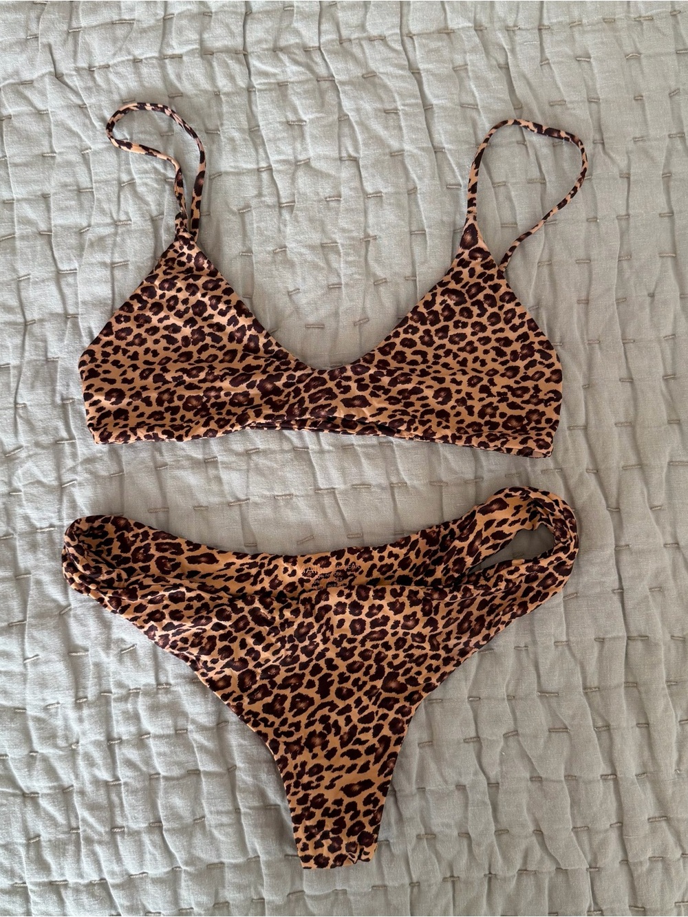 Mai swim leopard print